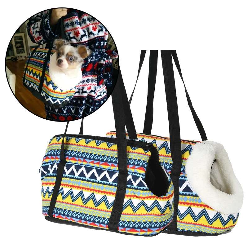 Классическая переноска для домашних питомцев удобная мягкая уличная маленьких