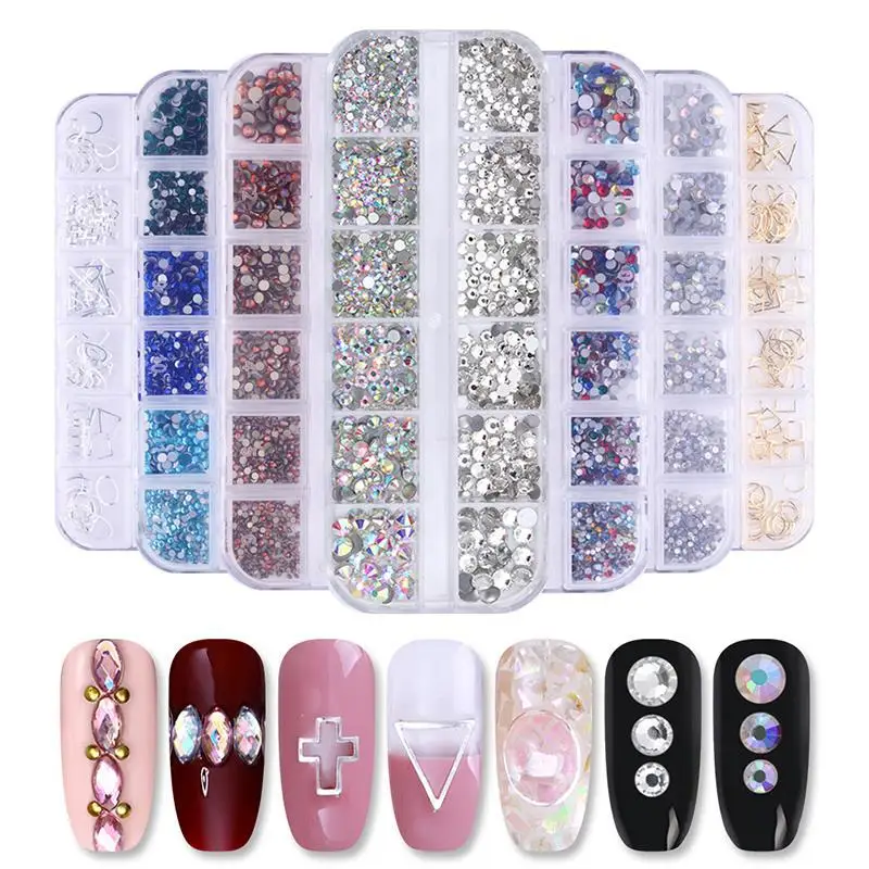 

Nails Rhinestone Tweezers Drill Pen Set Nail Charms Luxury Nail Art Decorations Nails Accessories Supplies For Professionals