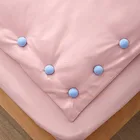 48 шт. Макарон Стёганое одеяло держатель Non-slip Стёганое одеяло Одеяло зажим гриб одним нажатием кнопки, чтобы разблокировать Одеяло s крепеж для покрытия Клип держатель для простыни на кровать