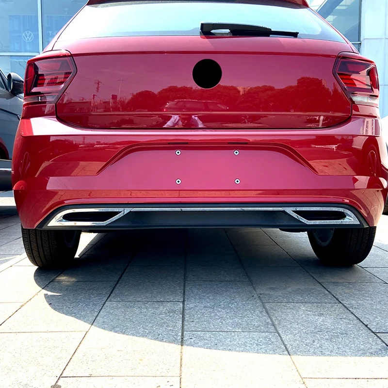 Автомобильный задний бампер спойлер задняя губа яркая полоса выпускная воздуха