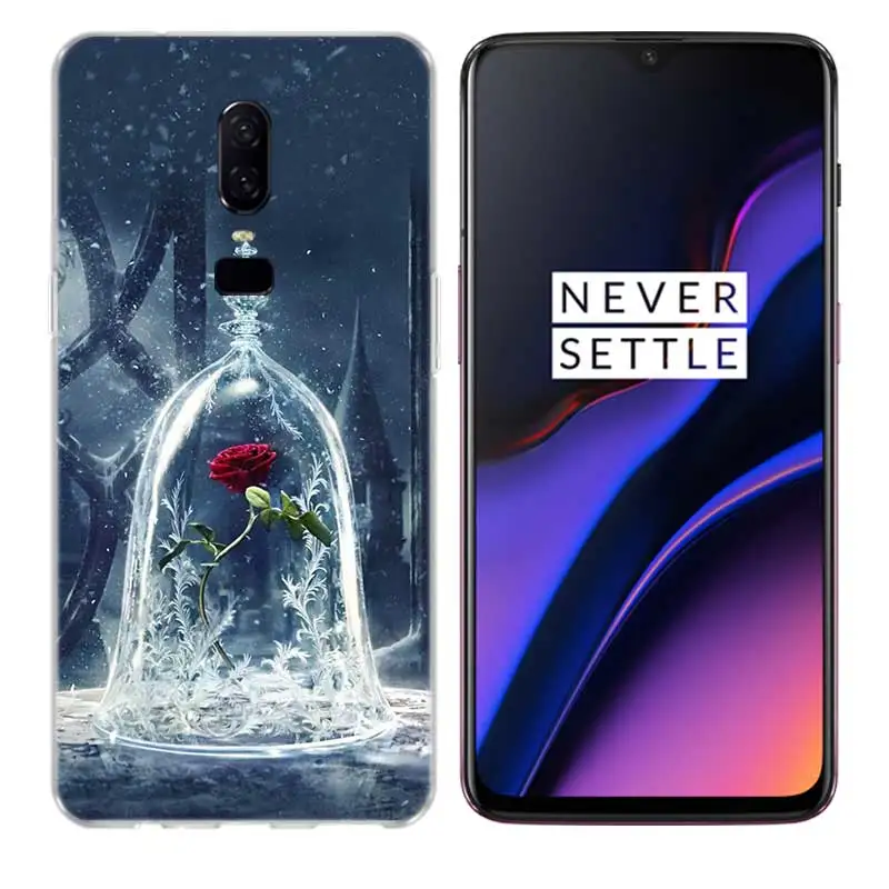 Красавица и Чудовище роскошный Мягкий ТПУ силиконовый чехол для телефона OnePlus One