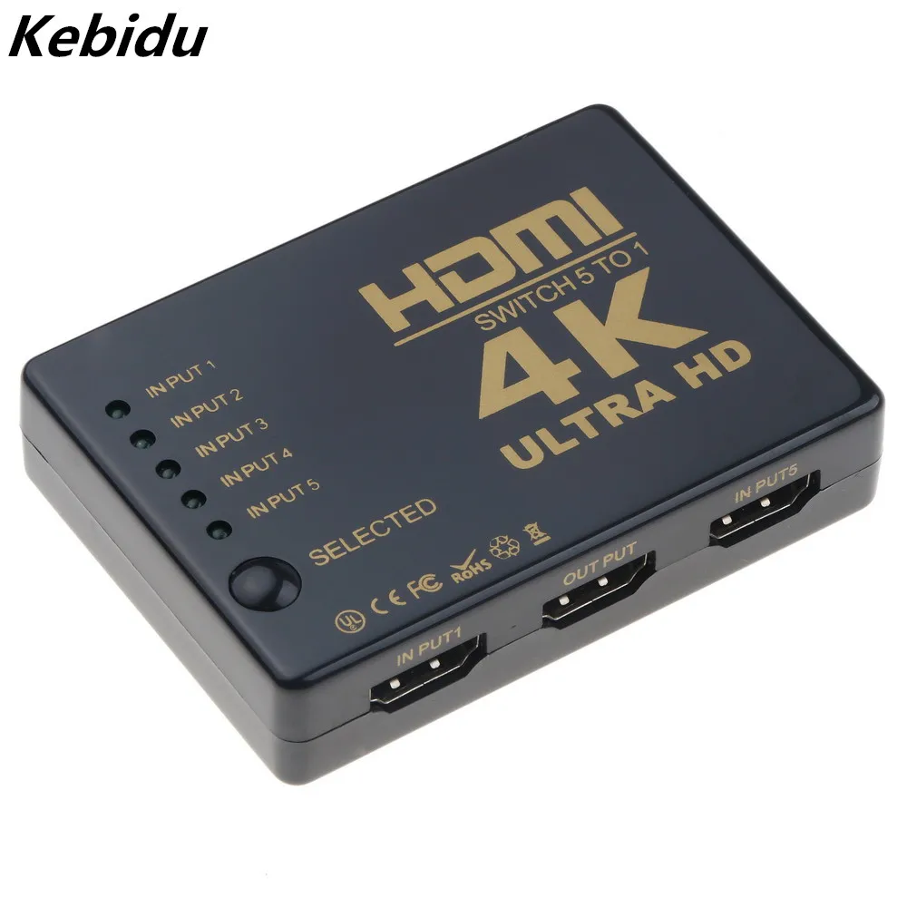 Беспроводной пульт дистанционного управления 2K * 4K Switcher True Matrix Switch Splitter Hub Box для PS3