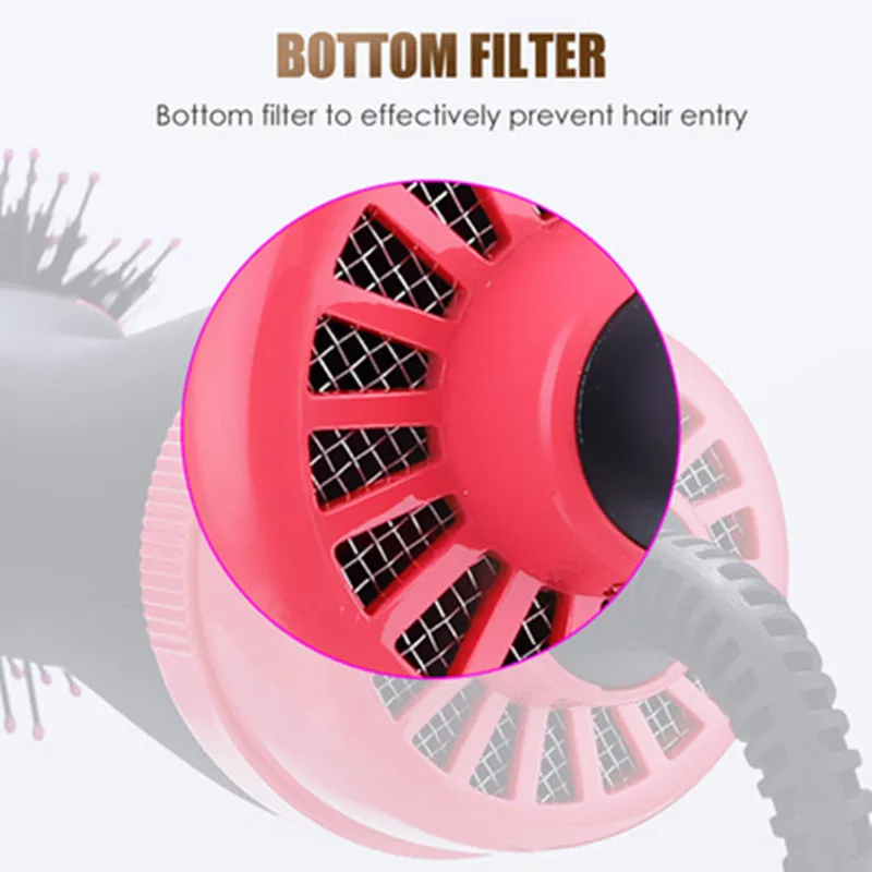 Одношаговый фен и объемный 3 в 1 вращающаяся щетка для горячего воздуха Фен волос
