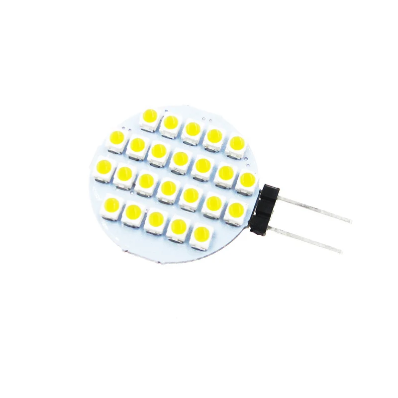 10 шт. G4 24 светодиодные лампы 2835 SMD RV точечное освещение Морская Лодка лампа для