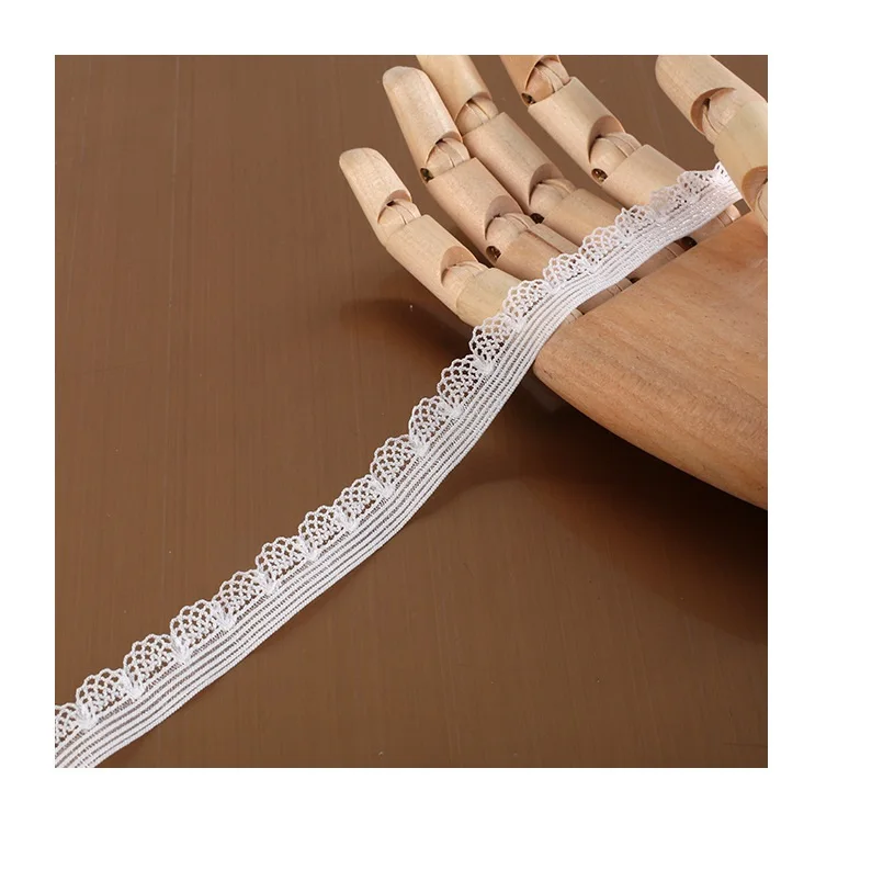 10 ярдов в партии/1 см эластичная тесьма для рукоделия манжеты на шею одежды