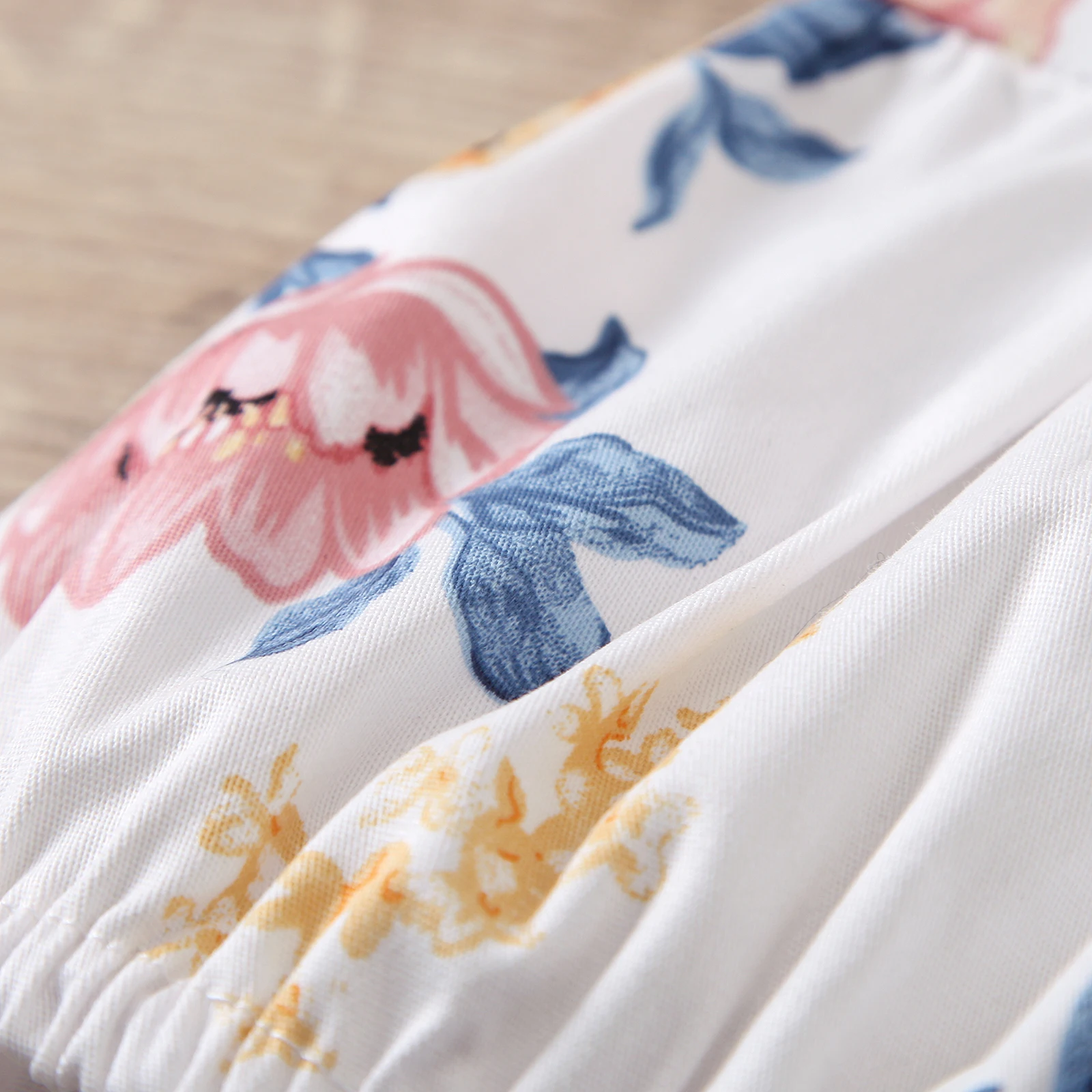 

Newborn Infant Baby Girl Flower Printed Sleeveless Sling Romper Jumpsuit Summer Toddler Clothing One Piece Suit for 0-24M