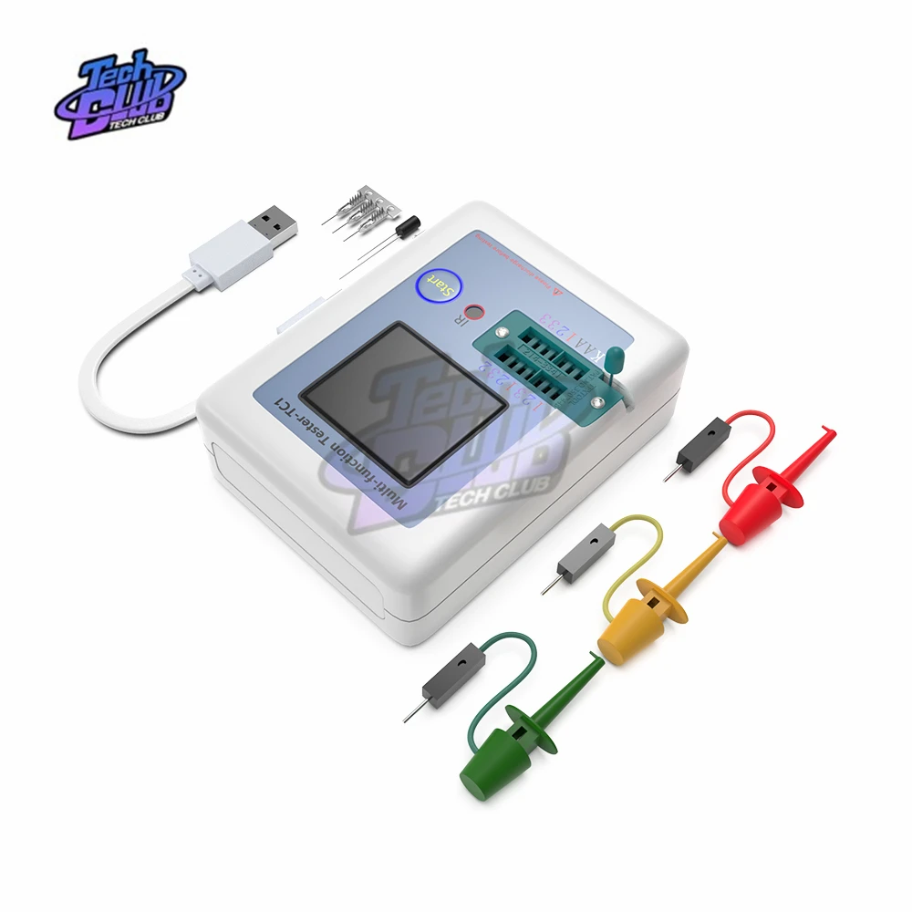 LCR-TC1 3.5 Inch TFT LCD Color Display Graphic PNP Transistor Tester Multimeter Diode Triode Capacitance Meter ESR Resistor test |