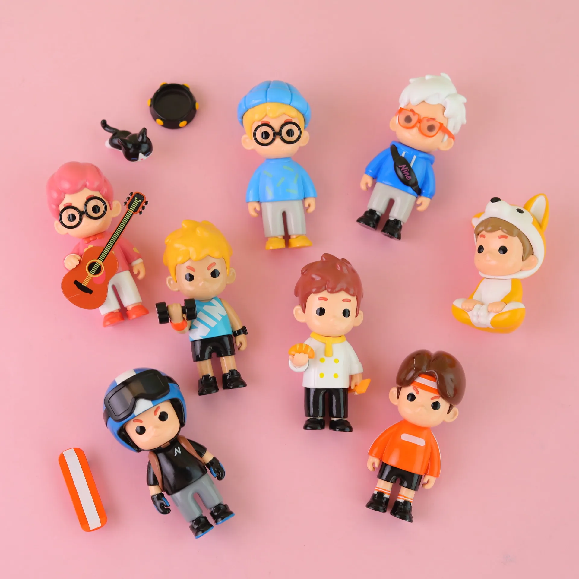 

NINE LOOK Series Mysterious Blind Box Surprise Bag Cute Cartoon Toys Gift Decorative Ornaments Collection ModelNew