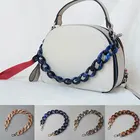 Сумка с цепочкой, Ремни акрил сумка, цепь на ремешке для 45-120 см пояс DIY Съемная замена кабеля Сумки сумки через плечо Чиан ручка