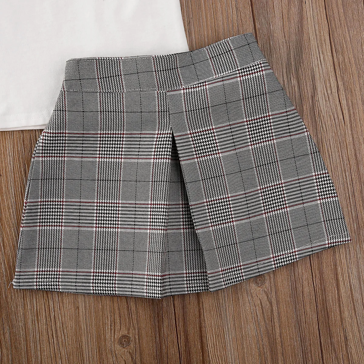 Комплект из 2 предметов для маленьких девочек летняя блузка с короткими рукавами