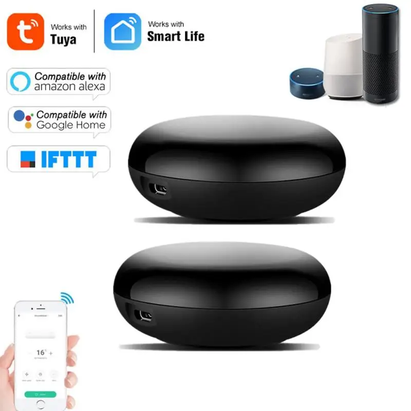 

Tuya WiFi IR Remote Control For Air Conditioner TV Smart Home APP WiFi Infrared Universal Remote Controller For AlexaGoogle Home