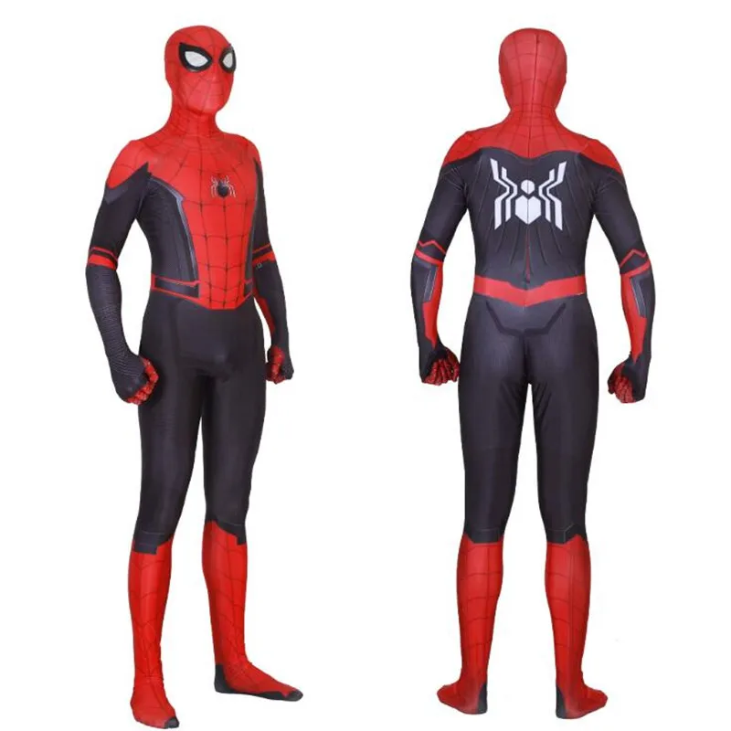 Spider-Man red Супергерой фильм Мстители, человек-муравей комбинезон Хэллоуин Косплей костюмы Колготки взрослый ребенок одежда для вечеринок - Color: Spider-Man red