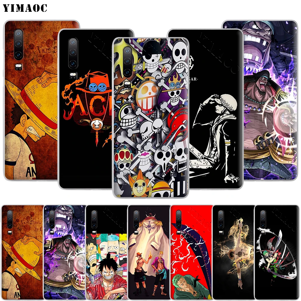 Аниме One Piece Ace чехол YIMAOC для телефона Huawei Mate 30 20 10 Pro Lite Y6 Y7 Y9 Nova 2 3 3i 4 5i 2018 2019 |