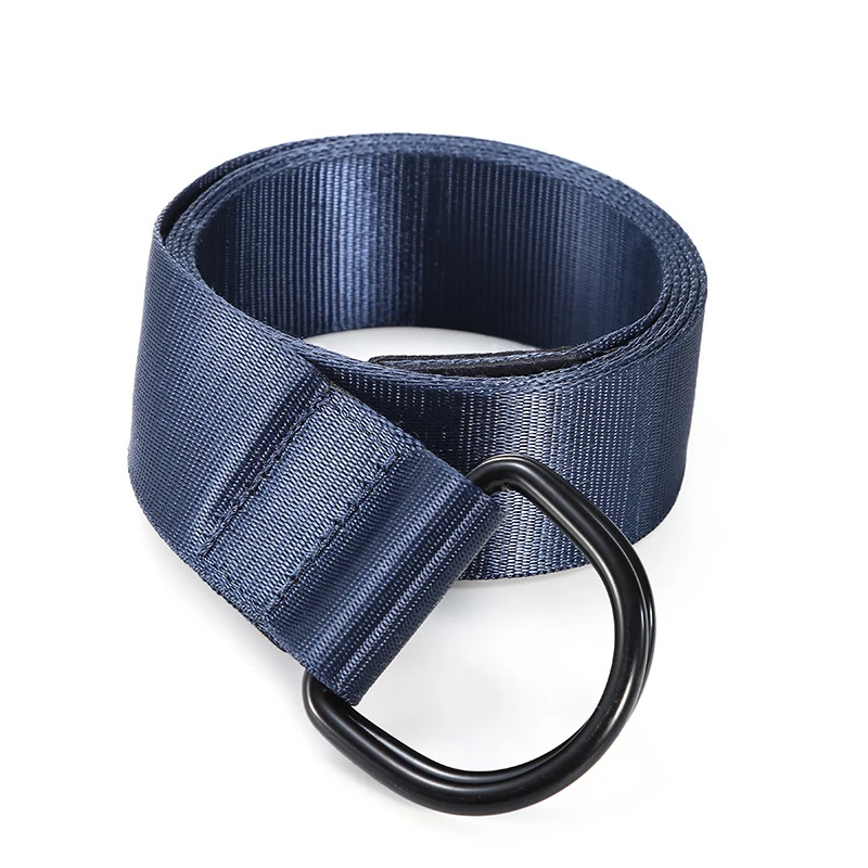 Унисекс нейлоновый ремень сплав двойная Пряжка Для мужчин сумка на пояс модные