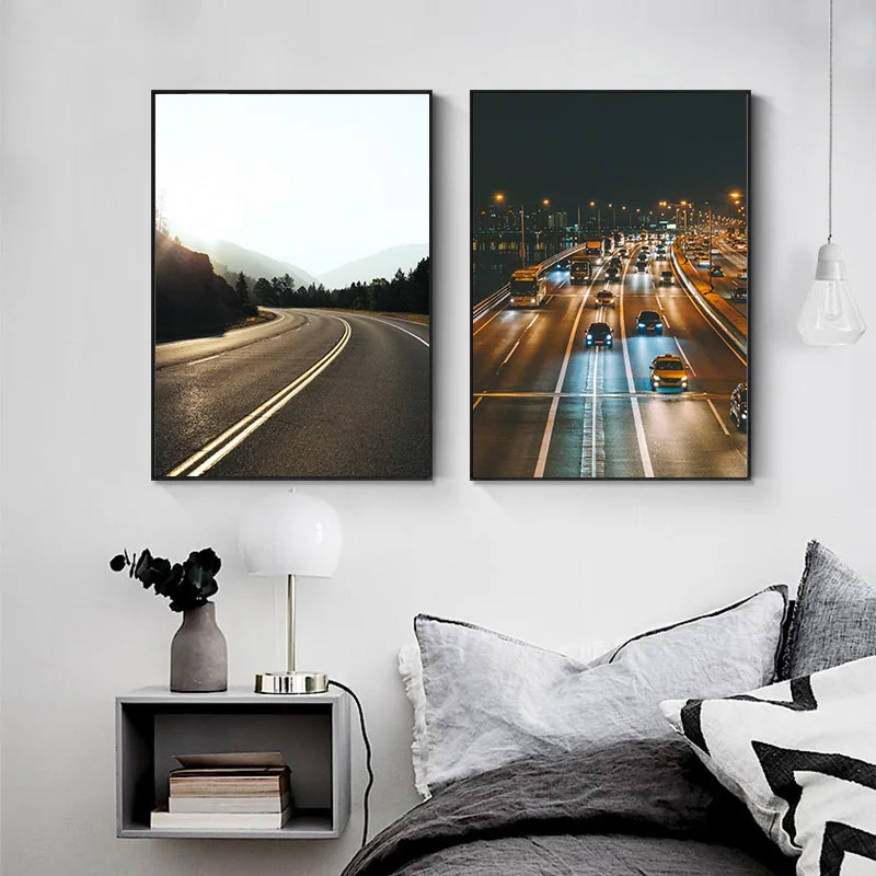 Настенная картина с изображением моста золотых ворот и заката | Дом сад