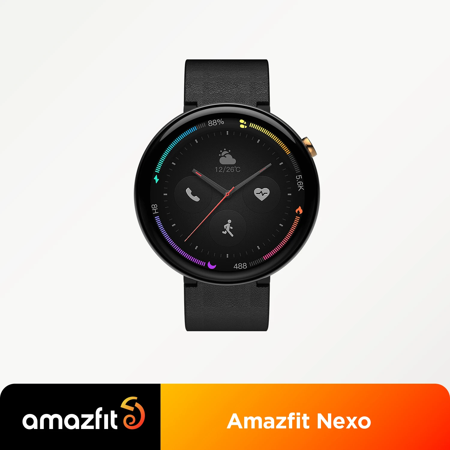 

Original Global Amazfit Nexo Smartwatch Ceramics Bezel 10 Sports Modes GPS Glonass 1.39 inch AMOLED Display for Android phone