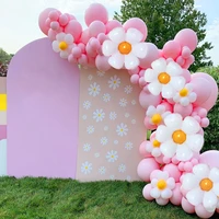 97pcs pink balloons garland arch kit daisy sunflower foil ballon girl princess birthday party wedding decorations baby shower
