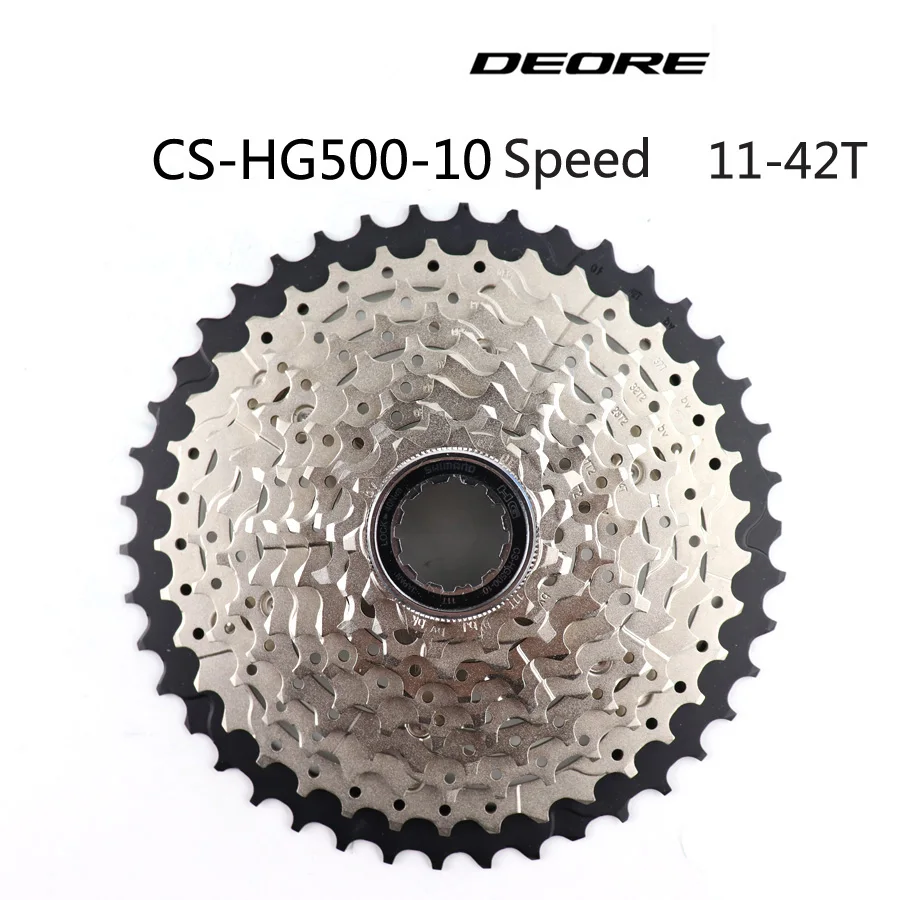 SHIMANO DEORE M6000 CS HG500 HG50 10 скоростей 11-42T 11-36T DEORE горный велосипед Freewheel MTB Кассетная Звездочка 11-42T запчасти для велосипеда