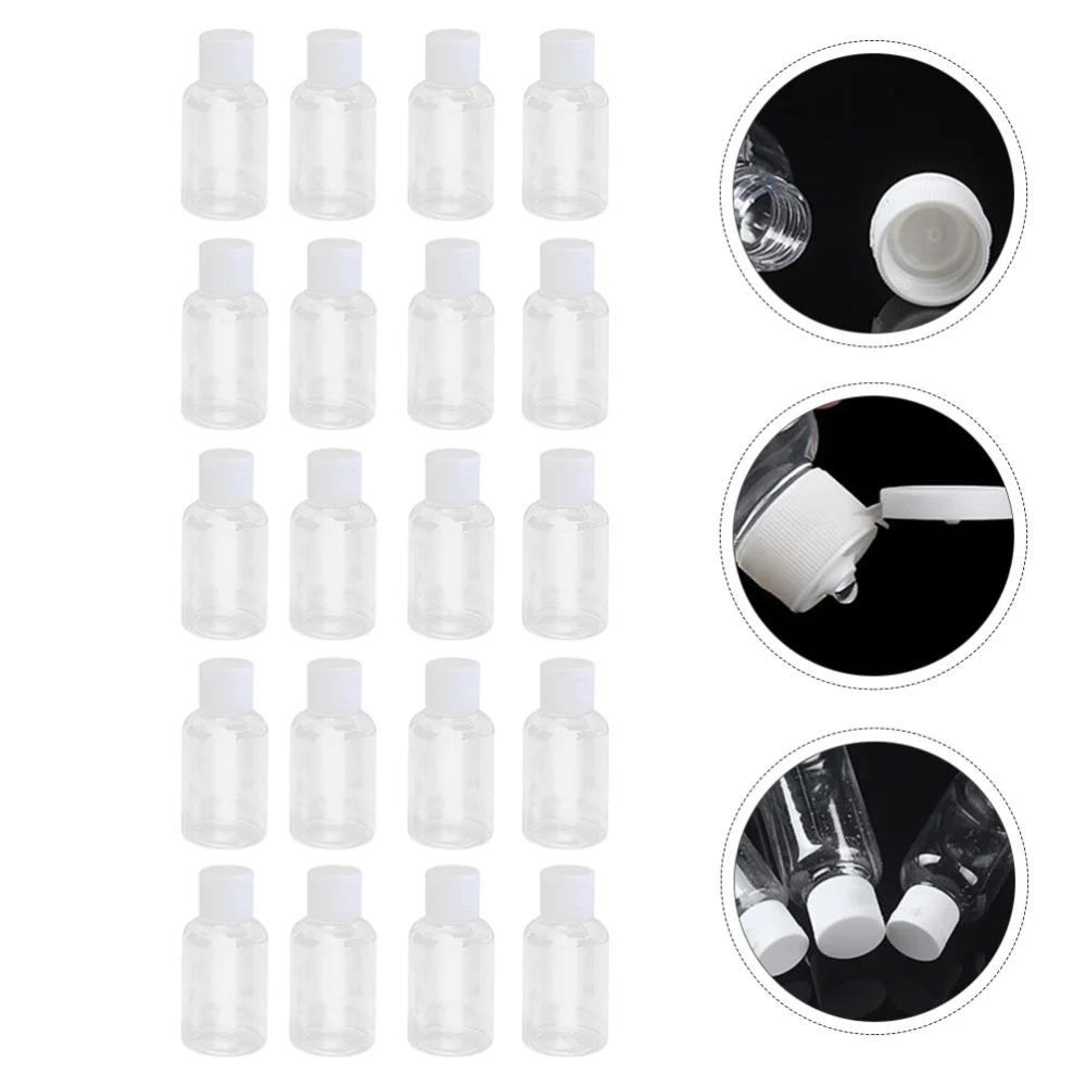 

20pcs Refillable Squeeze Bottles Travel Empty Lotion Bottle Dispenser Container