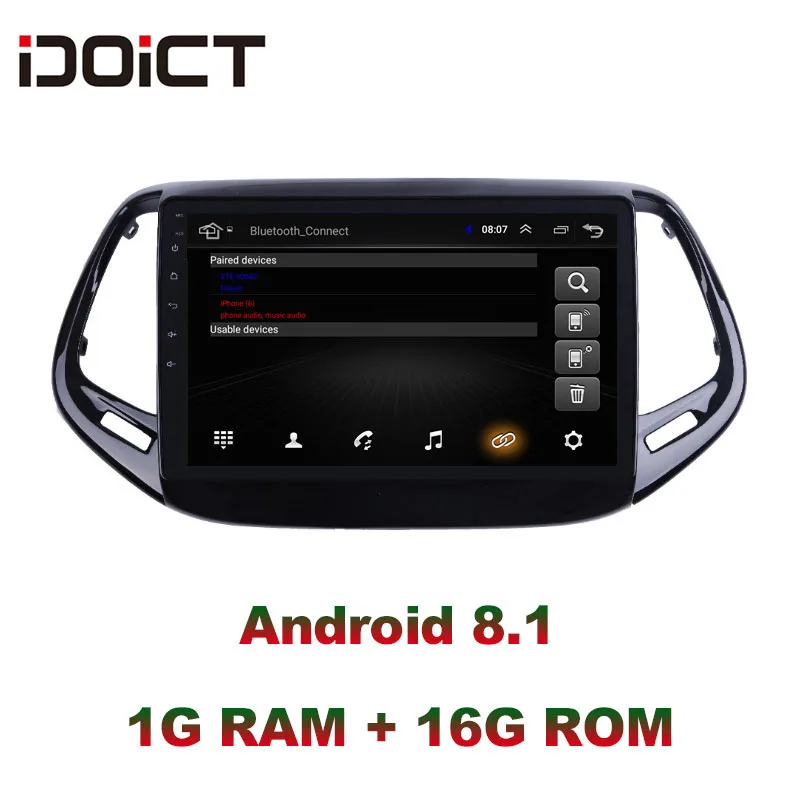 Автомобильный dvd-проигрыватель VenusSR на Android 8 1 2.5D для JEEP Compass Patriot Radio 2017 мультимедиа