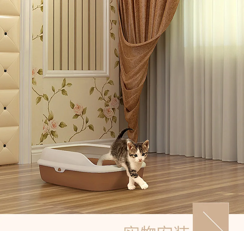 Однослойный унитаз для кошек и домашних животных горшок обучения кошачьим