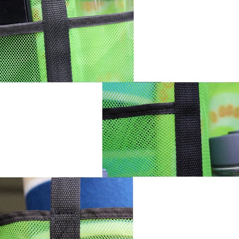 

Storage Bag Wash Bag Sports Handbag Large Capacity Mesh Beach Bag & Woven Shoulder Bag Large Capacity Travel Handbag