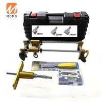 mortice lock jig set mortiser locksmith woodworking wood door fitting slot drill carbide with wrench maintenance hand tools set