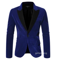men wedding solid color one button single piece suit jacket male casual autumn spring slim fit suit blazer large size xs 6xl