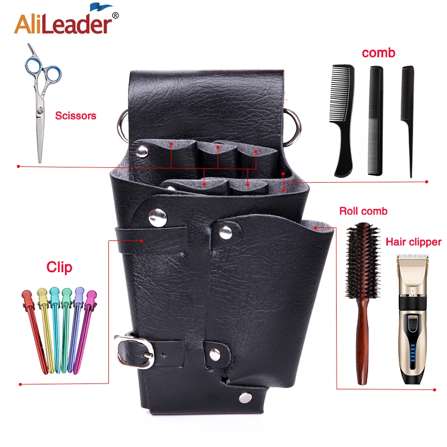 Ремень Alileader для парикмахерской женский ремень из искусственной кожи черного