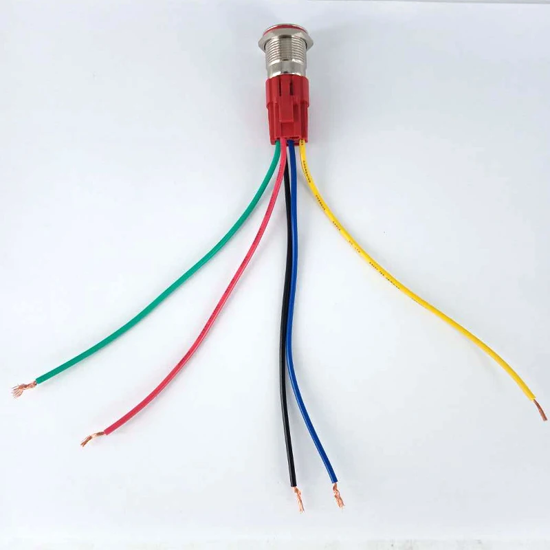 Автоматические переключатели 9 30 в металлический кнопочный переключатель