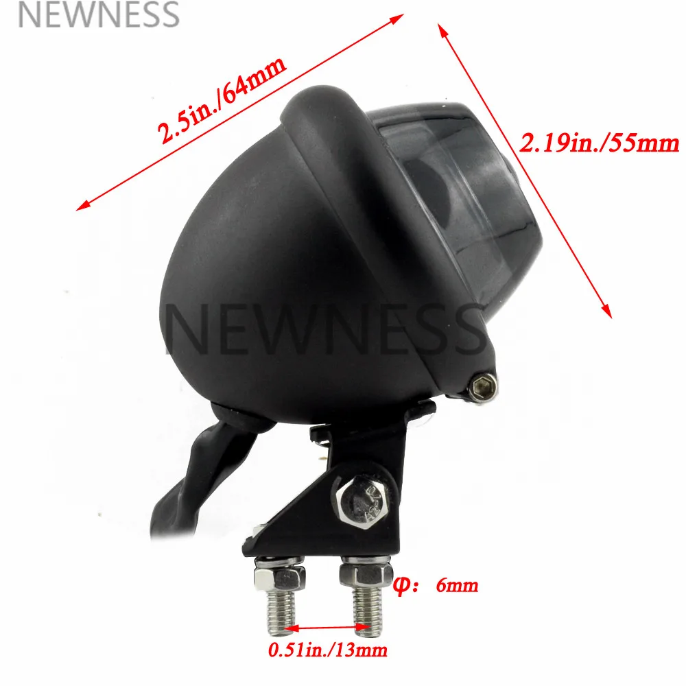 Мотоциклетные винтажные светодиодные латунные Ретро светодиодный задние стоп