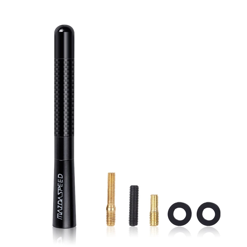 Автомобильные декоративные аксессуары углеродного волокна короткую радио