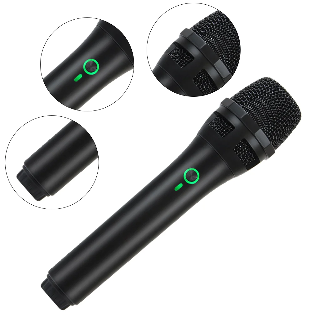 

Professional Handheld Microphone Wireless Bluetooth Microphone With USB Cable For Party Karaoke Speech Conference Support APP