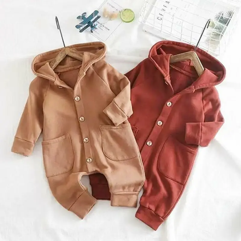 Комбинезон для новорожденных Осень-зима Зимние теплые детские | Детская одежда и