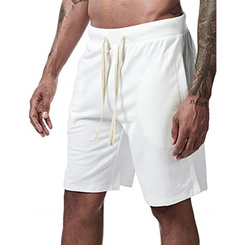 

2021 Jogger Shorts Beach Shorts Summer New Cotton Large Casual Men's Shorts Men's Shorts Beach Pants