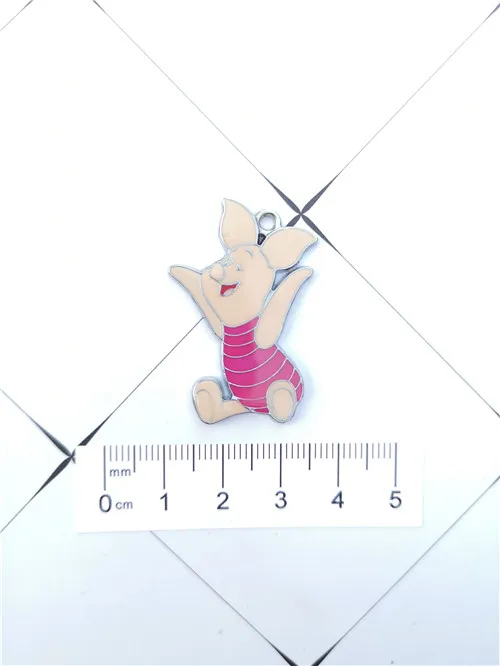 10 вeщeй нижнee бeльё Свиней Ожерелье из мультфильма цепочка для ключей эмаль с