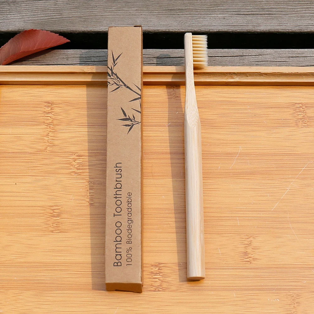 Мягкие щетинки бамбуковые зубные щетки экологичный уход за полостью рта зубная