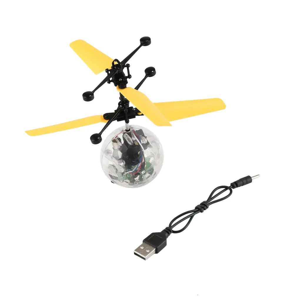 

RC Flying Ball Drone Helicopter Ball Toys Infrared Induction Built-in Shinning LED Lighting for Kids Colorful Flyings Xmas Gifts