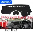 Приборной панели автомобиля Обложка Коврик Для Chevrolet Trax правым Dashmat Pad Даш коврик охватывает аксессуары для приборной панели