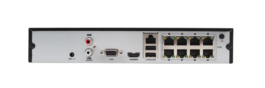 Hikvision OEM Product 8CH NVR 8Pcs 4MP IP Camera Support 4X Zoom Built in Microphone H.265 NVR Kit Outdoor Cam Kit Onvif H.265