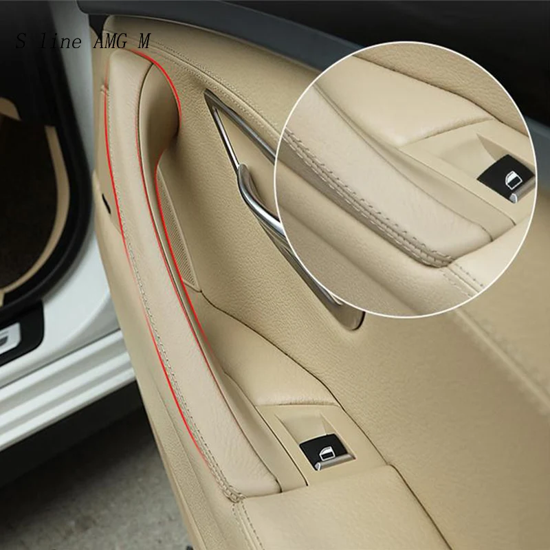 Наклейки на панель для подлокотника двери автомобиля BMW 5 series f10 f18