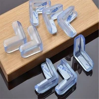 10 pcs baby children safety pvc l shaped protection cover table corner anti collision cushions guards protectors transparent