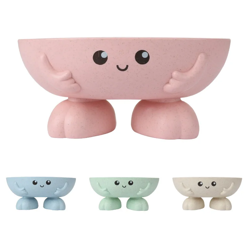 

Eco-friendly 1Pcs Soap Box Non-slip Soap Dish Bathroom Supplies Soap Holder Cartoon Shape