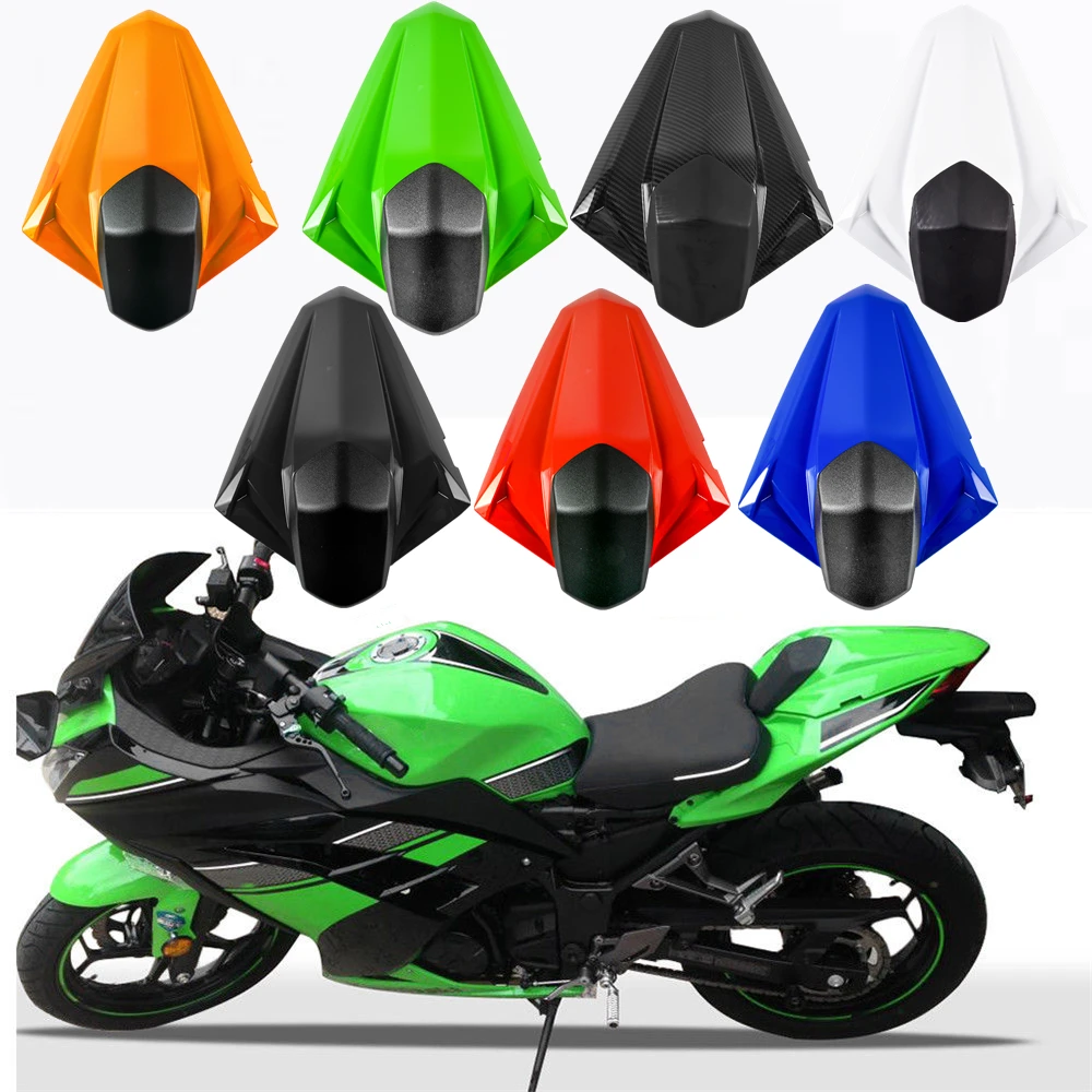 

For Kawasaki Ninja 300 250 R EX300R Z250 EX300 Z300 2013-2019 2018 2017 Motorcycle Pillion Rear Seat Cover Cowl Fairing Carbon