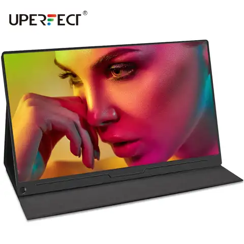 Портативный монитор UPERFECT 4K для ноутбуков и ПК, 15.6 IPS 3840x2160 UHD внешний экран, Мобильный ЖК-дисплей, USB C Xbox PS4, переключатель HDMI