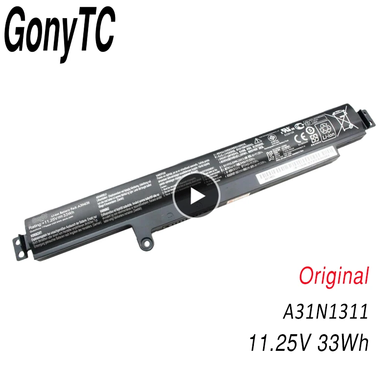 

Оригинальный Новый A31N1311 натуральная Батарея для ASUS VivoBook F102BA X102B X102BA X102BA-BH41T X102BA-DF1200 11,25 V 33WH