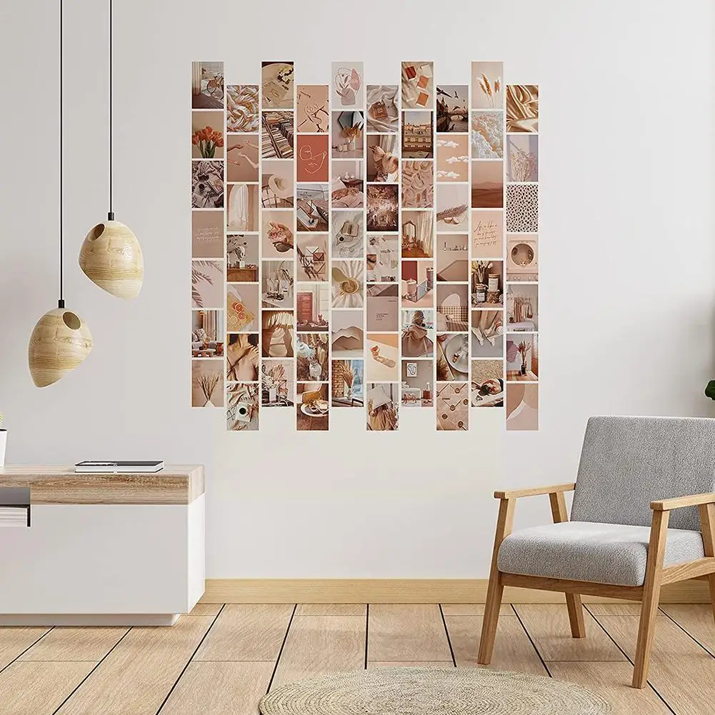 

70 Postcards Posters Decorative Painting Blue Ocean Decoration Decorations Bedroom Aesthetic Picture Baby Bedroom Wall Stic H2X1