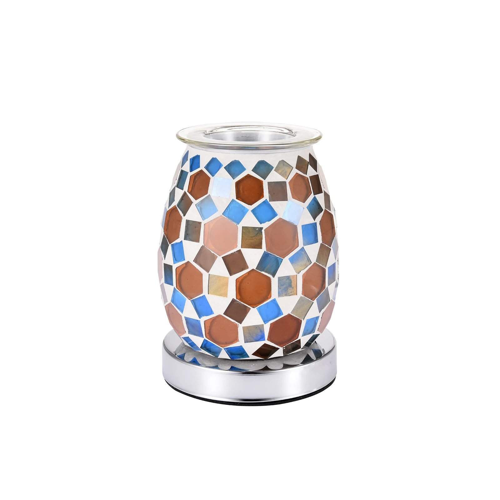 

Hexagon Square Aroma Diffuser Touch Control Aroma Lamp Detachable Crystal Wax Warmer Electric Fragrance Candle Lamp Decoration