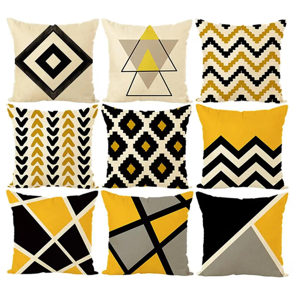 45x45 см геометрическая форма ромб дизайн чехол для подушки Досуг задняя Подушка