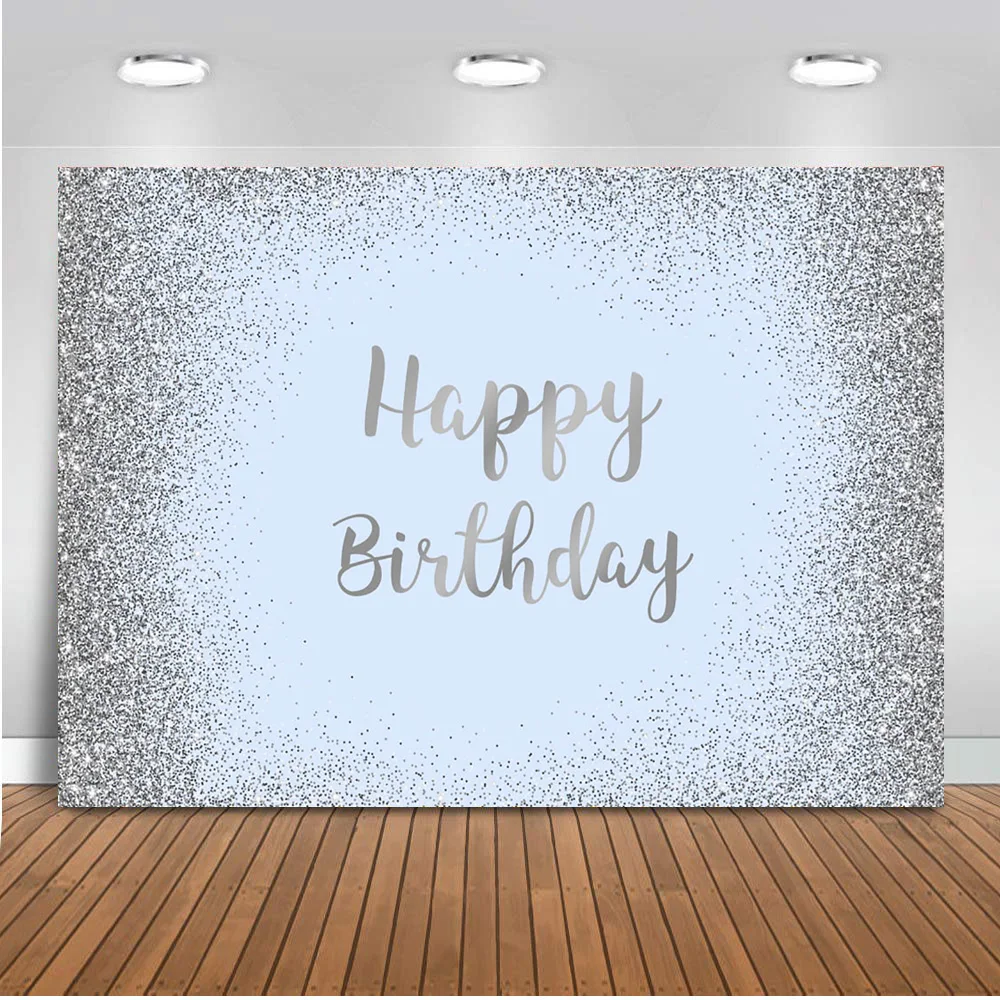 Блестящий розовый день рождения украшение для фотографии на заказ фон photocall boda